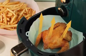 Molde air fryer cuadrado 20cm